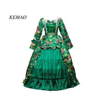 KEMAO 18 Amžiaus Viktorijos rokoko stiliaus suknelė Laikotarpį Maskuotis Suknelė Atostogų marija Antuanetė Promenadzie Suknelė Viktorijos Suknelės