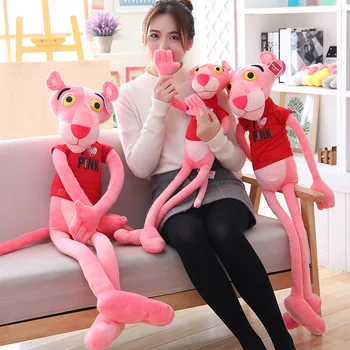 Disney 2021 Naujas Dinamiškas Pink Panther Žaislas Raudonas Megztinis Pliušinis Lėlės Kawaii Klasikinis Animacijos Modeliavimo Mielas Pliušiniai Žaislai Vaikams