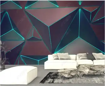 3d Tapetai ant sienos užsakymą freskos Europos abstrakčiai geometrinis modelis miegamasis namų dekoro foto tapetai, sienų į ritinius