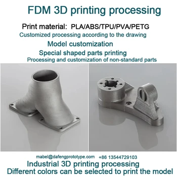 Gamintojas individualų didelis kietumas PLA prototipas spausdinimo FDM didelio stiprumo plastikinių dalių partijos spausdinimo paslaugos