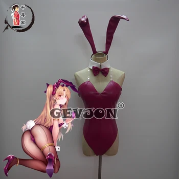 Žaidimo Likimas/Grand Kad Ereshkigal Cosplay Kostiumų Red Sexy Bunny Mergina Jumpsuit, Pilnas Komplektas, Vaidmuo Žaisti Drabužių High-End Užsakymą Padaryti