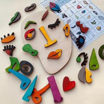 Mediniai Montessori Žaislas Veido Įspūdį Žaislai Vaikams 