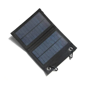 Karšto XD-4W Nešiojami Saulės Valdybos Lauko Įkroviklis Saulės baterijomis Sulankstomas Maitinimo šaltinis Įkrovimo Plokštės 5V USB Mobiliojo Telefono Maitinimo Bankas