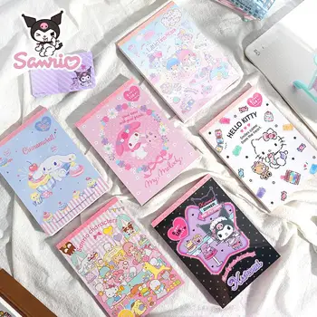 Sanrio Hellokitty Melodija Kuromi Kawaika Notepad Hello Kitty Merlotte Kulomi Mielas Nešiojamų Lengvai Neplyštų