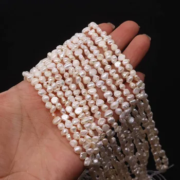 3-12mm Balta Baroko Dirbtiniu būdu išaugintų Perlų Gamtos Nereguliarus Apyrankę Prarasti Karoliukų, skirta 