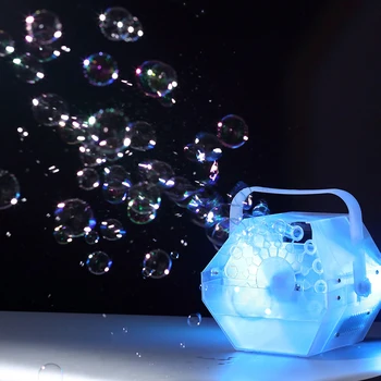 Elektrinis Automatinis Plastikinių Burbulų Pūtimo Mašina Specialiųjų Efektų Nuotolinio Scenos Šviesos Mini Nešiojamieji Vadovavo Vestuves Festivalis