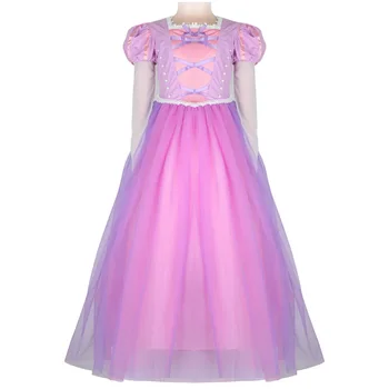 Childrenswear Naują Stilių Mergaičių Suknelė Vaikai Ilgi Plaukai Princesė Dress Helovinas Kostiumas vaikams suknelės mergaitėms