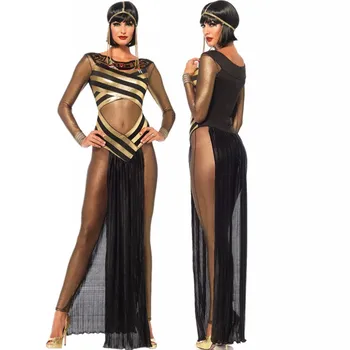 M-XL Helovyno Cosplay Kostiumai, Seksualios Egipto Karalienės Kleopatros Suknelė Karnavalas Maskuotis Šalis COS Kleopatra, Faraonas Karalius Komplektai