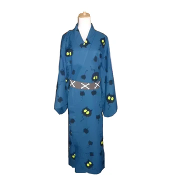 Anime Mėlyna Egzorcistas / Ao no Egzorcistas Karalius Žemės Amaimon Cosplay Kostiumų printting kimono 11