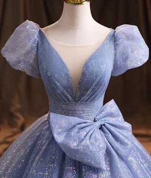 100%realių karnavalas blizgučiai bowknot burbulas rankovės viduramžių suknelė renesanso Suknelė karalienės Viktorijos /Marie/ Belle Kamuolys/kamuolys suknelė