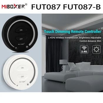 Milight FUT087 2.4 G wireless Touch Panel Tamsos Nuotolinio Blankesnė, Reguliuoti Ryškumą LED Valdiklis, Skirtas Vienos spalvos šviestuvai