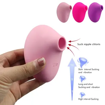 Nešiojamas Galingas Clit Sucker Spenelių Vibratorius Čiulpti Blowjob Klitorio Stimuliatorius G-Spot Sekso Įrankiai Masturbator Produkto Suaugusiems