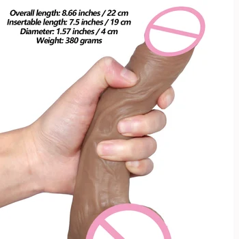 2020 Naujas 8.66 Colių Didžiulis Penis Tikroviškas Dildo Bendable Dvigubo Sluoksnio Silikono Didelis Penis Sekso Žaislai Moteris Consolador Para Mujer