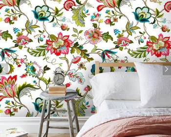 Custom gėlių tapetai,Europos augalų žiedų grupių freskomis už kambarį, miegamąjį, TV foną, sienos tapetai, dekoratyvinis
