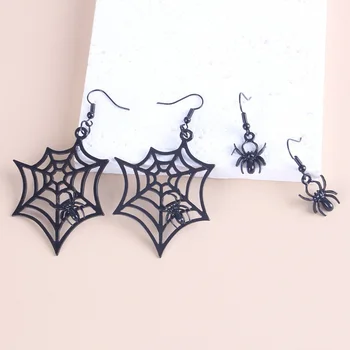 Helovinas vaiduoklis voras akrilo plokštės juokinga auskarai dvasios auskarai