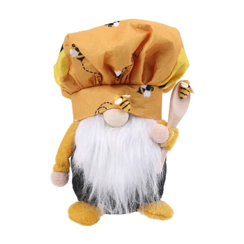 Bumble Bee Gnome Skandinavijos Tomte Nisse Nykštukas Švedijos Elf Troba Apdaila