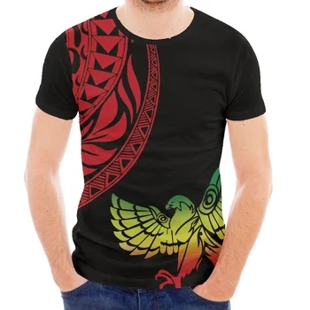 Europa Ir Jungtinės amerikos valstijos Naują Tatuiruotę Modelio 3D Spausdinimo Amazonės Stiliaus vyriški Apvalios Kaklo trumpomis Rankovėmis Madingas Plonas T-Shirt