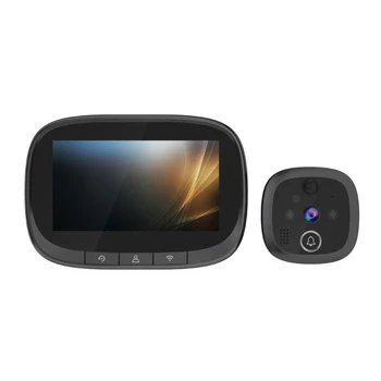 Belaidžio Vaizdo Doorbell Namų Saugumo kamerų Detektorius Naktinio Matymo Dviejų krypčių Pokalbių ir Vaizdo 720P Aukštos raiškos