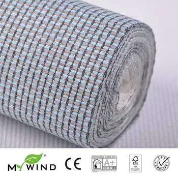 2019 MANO VĖJAS pilka Grasscloth Tapetai, Prabangūs Natūralios Medžiagos Innocuity 3D Popieriaus Pynimo Dizaino Tapetai Roll Dekoras