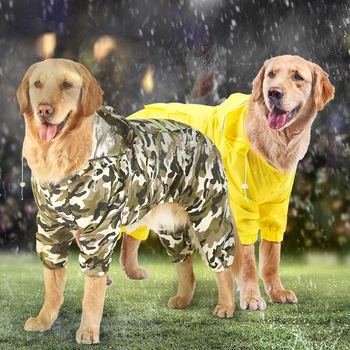 Žiemos rainproof, snowproof, vėjo, lietpaltis su skrybėlę, vidutinių ir didelių šunų lietpaltis, viskas įskaičiuota, šauniuoju pritaikytas drabužiai