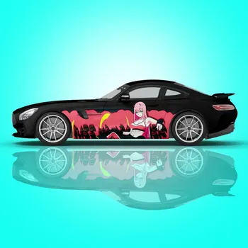 Anime Merginos Automobilių Dažymas Japonijos Tema Pusės Automobilių Lipdukai Mesti Vinilo Lipdukai Universalus Dydis Premium Pink Anime Automobilių Lipdukai