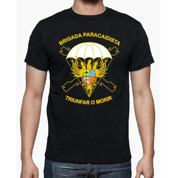 Pergalė arba Mirtis. Ispanijos Desantininkas Brigada T-shirt. Aukštos Kokybės Medvilnės, Dideli Dydžiai, Kvėpuojantis Stogas, Laisvi Atsitiktinis Marškinėliai Naujas