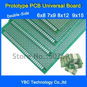 Nemokamas Pristatymas 8pcs/Daug 6x8 7x9 8x12 9x15cm dvipuse Prototipą PCB Universali Lenta 